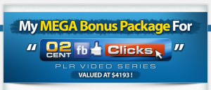 2 Cents FB Clicks PLR Bonus Package