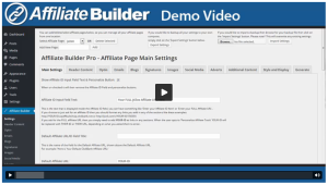 Affiliate Builder Demo